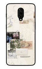 Soft Aesthetic Oneplus 6T Glass Case
