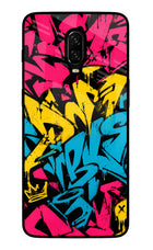 Graffiti Vibe Oneplus 6T Glass Case