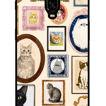 Mirror Cats Oneplus 6T Glass Case