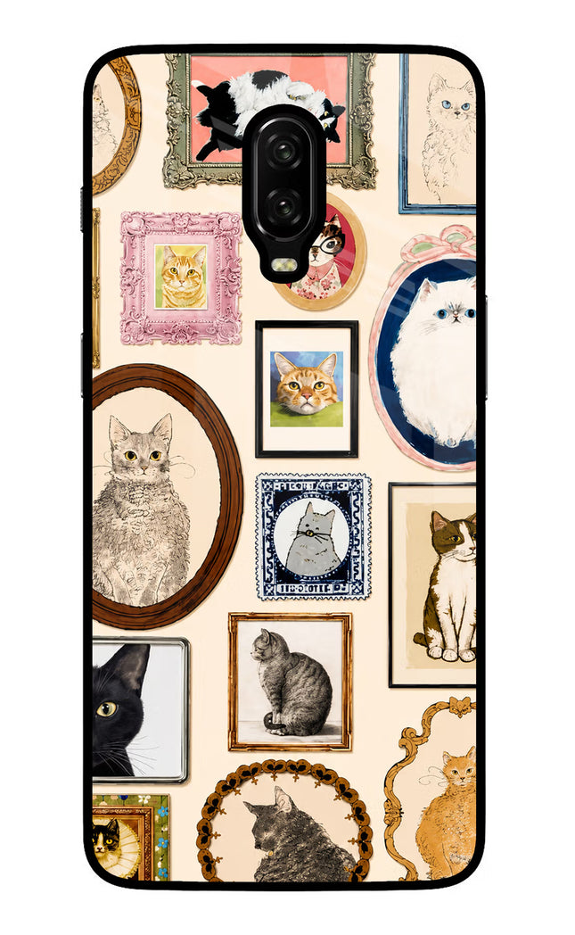 Mirror Cats Oneplus 6T Glass Case
