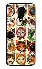 Cool Cat Oneplus 6T Glass Case