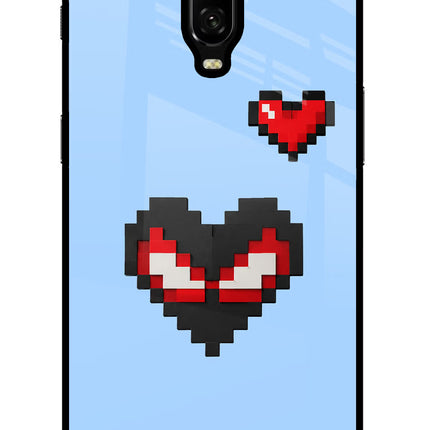 Peter Heart Oneplus 6T Glass Case
