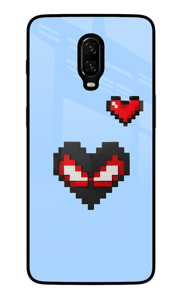 Peter Heart Oneplus 6T Glass Case