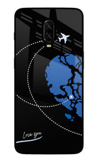 Love Orbit Oneplus 6T Glass Case