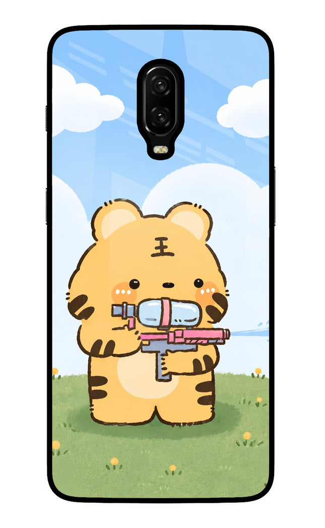 Tiger Treat Oneplus 6T Glass Case