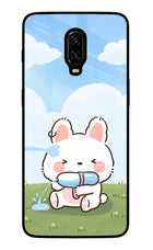 Bunny Treat Oneplus 6T Glass Case