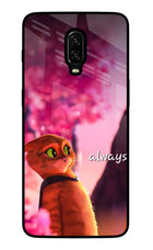 Always Cat Oneplus 6T Glass Case