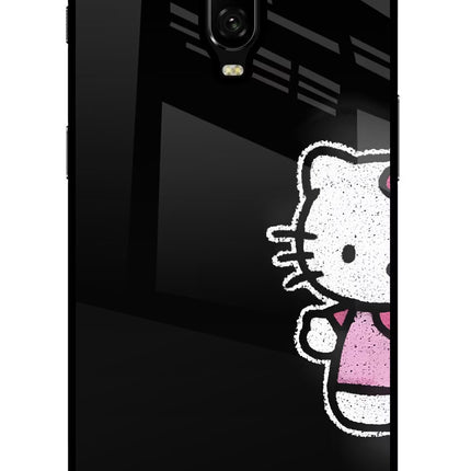 Kitty Charm Oneplus 6T Glass Case