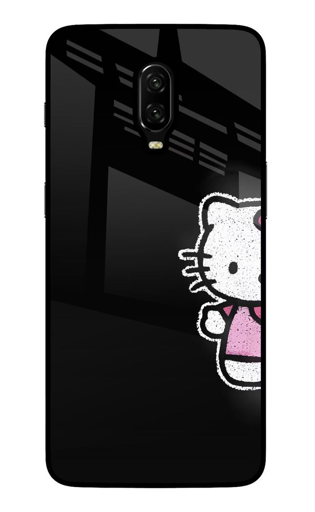 Kitty Charm Oneplus 6T Glass Case