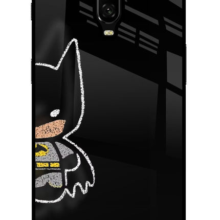 Bat Kitty Oneplus 6T Glass Case