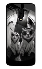 Hood Cats Oneplus 6T Glass Case