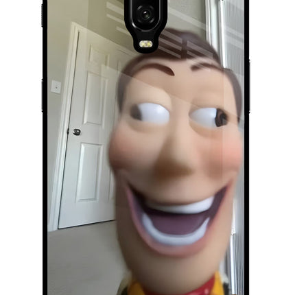 Side Eye Woody Oneplus 6T Glass Case