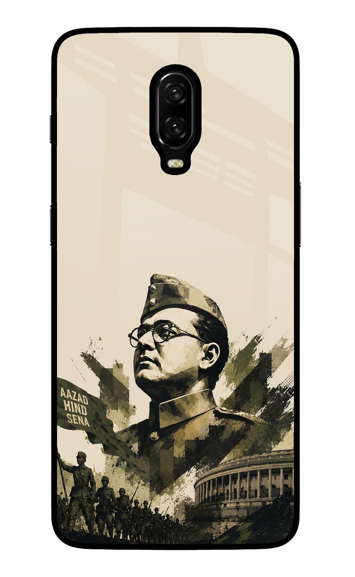 Netaji Rising Oneplus 6T Glass Case