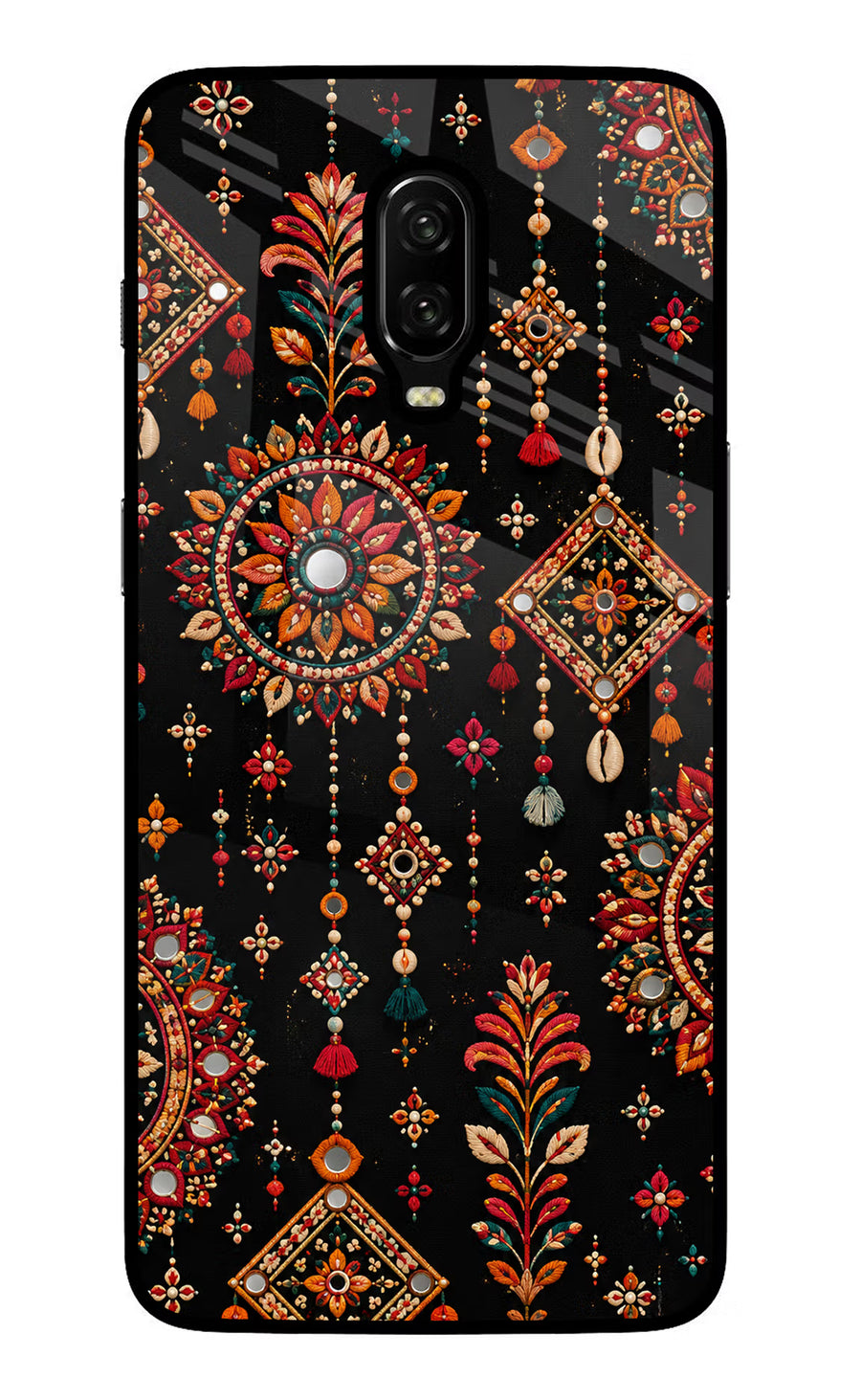 Boho Noir Oneplus 6T Back Cover, Glass case