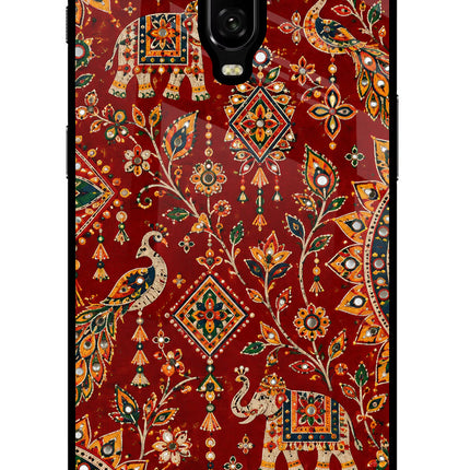 Laal Riwaaz Oneplus 6T Glass Case