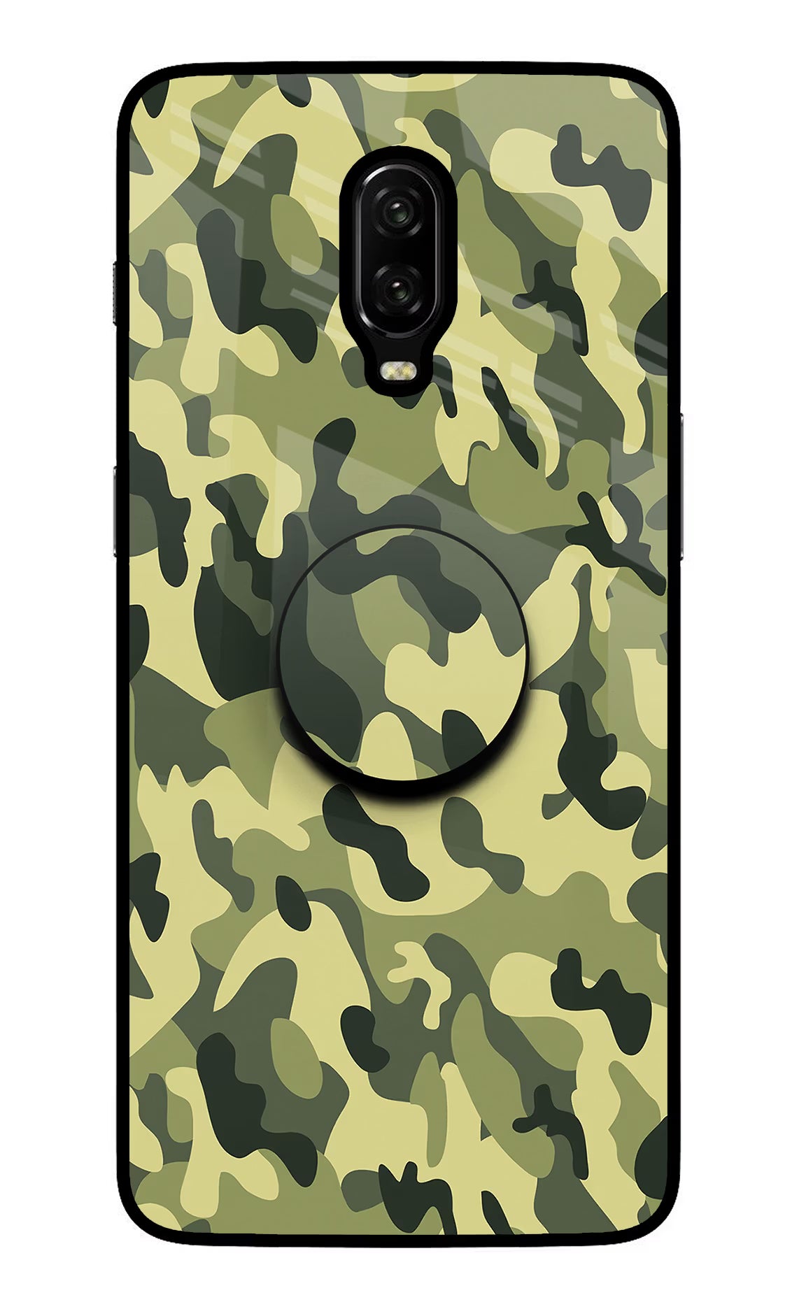 Camouflage Oneplus 6T Pop Case by Casekaro
