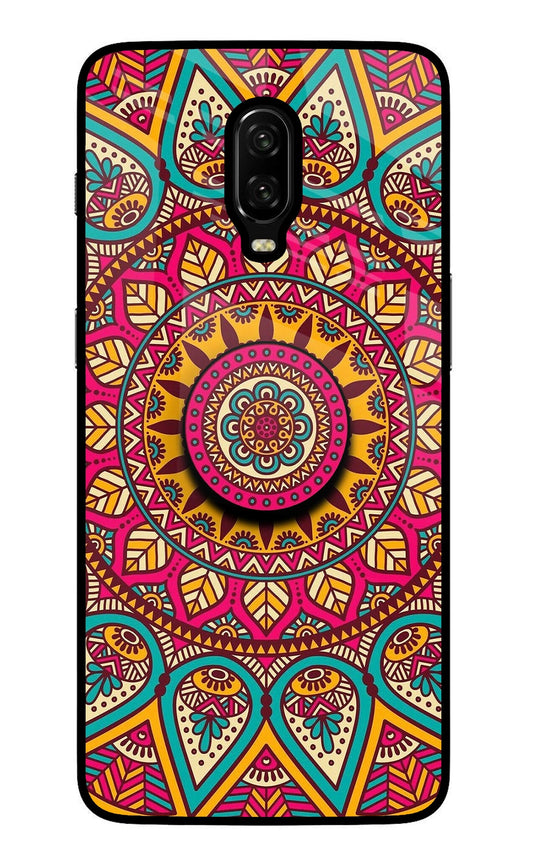 Mandala Oneplus 6T Glass Case