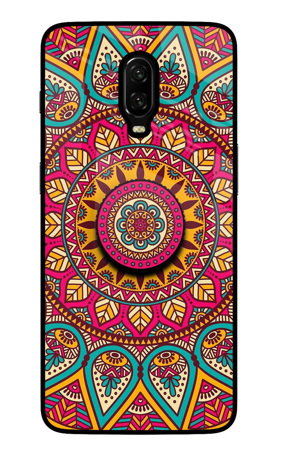 Mandala Oneplus 6T Pop Case, Glass case
