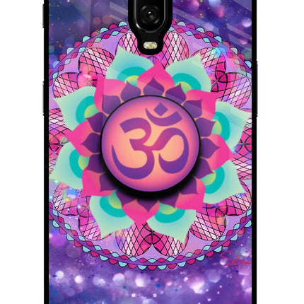 Om Purple Oneplus 6T Pop Case by Casekaro