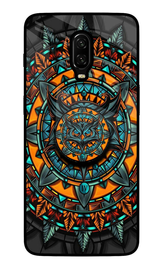 Angry Owl Oneplus 6T Glass Case