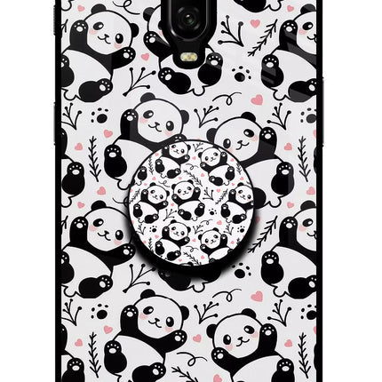 Cute Panda Oneplus 6T Pop Case by Casekaro