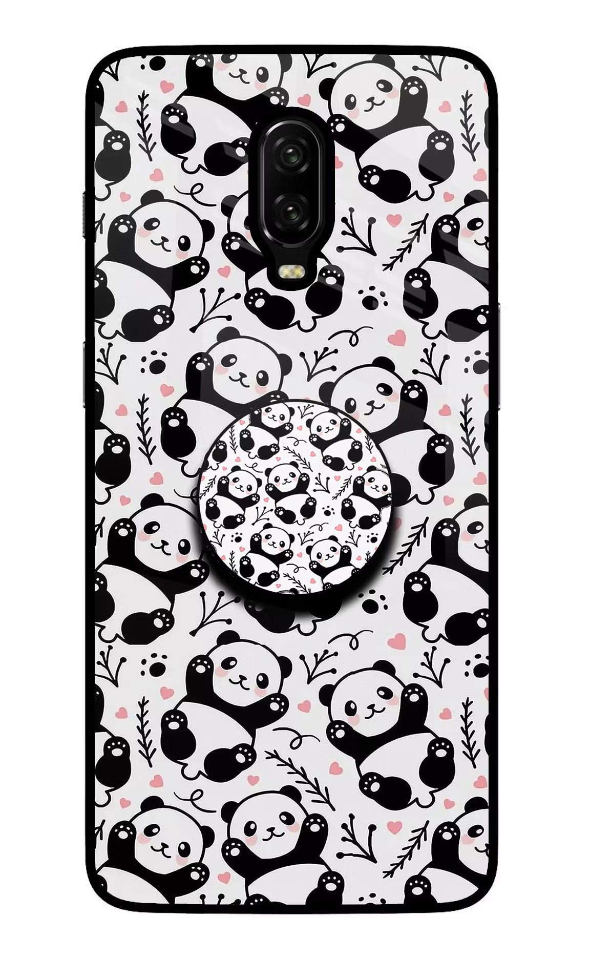 Cute Panda Oneplus 6T Pop Case by Casekaro