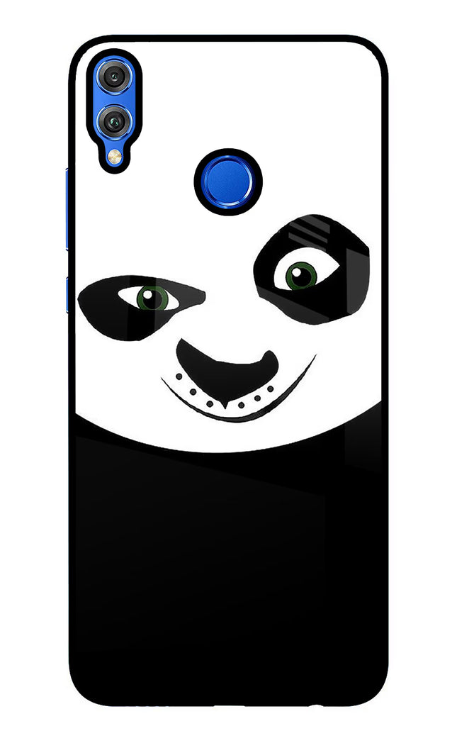 Panda Honor 8X Glass Case Back Cover by Casekaro