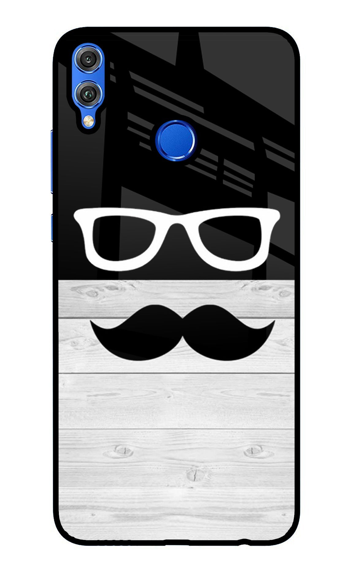 Mustache Honor 8X Glass Case