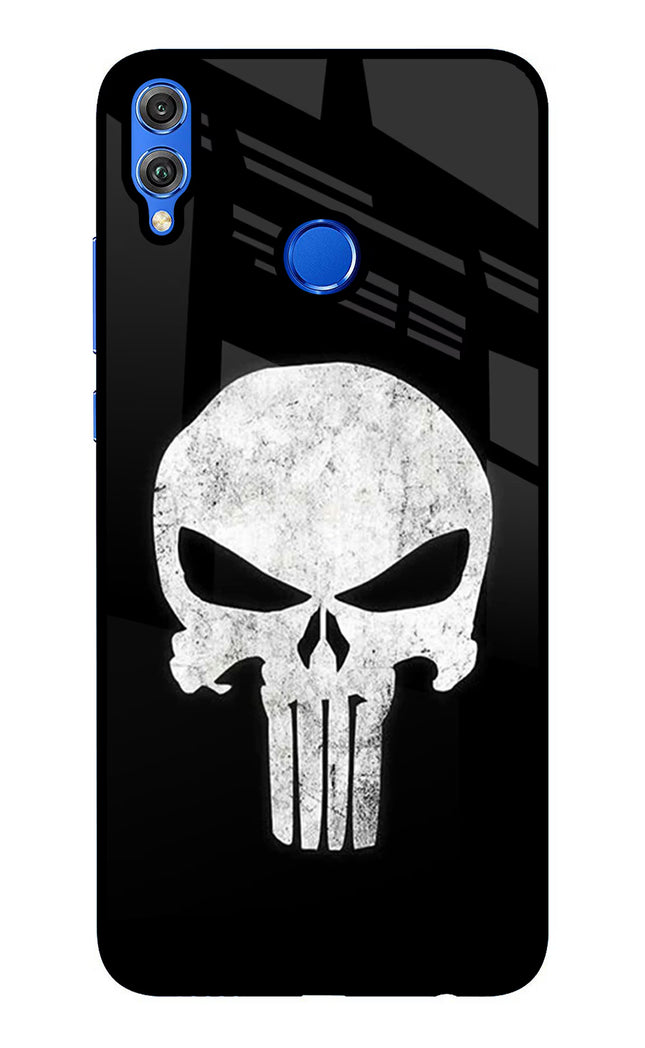 Punisher Skull Honor 8X Glass Case Back Cover by Casekaro
