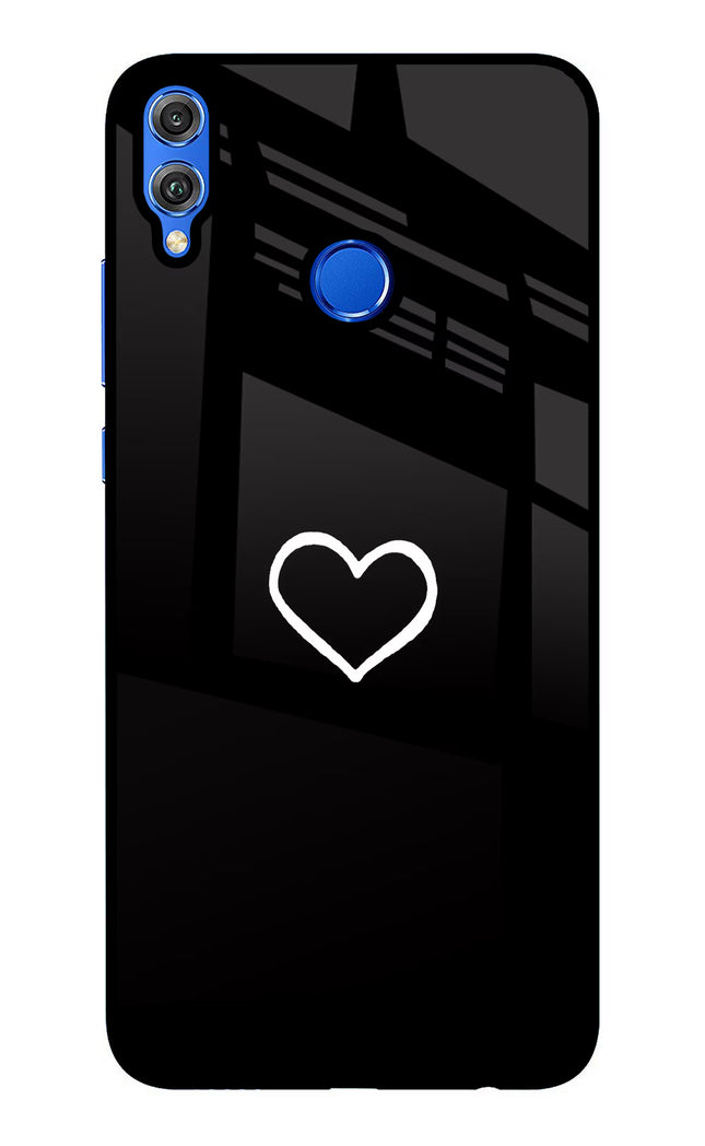 Heart Honor 8X Glass Case Back Cover by Casekaro