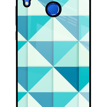 Abstract Honor 8X Glass Case Back Cover by Casekaro