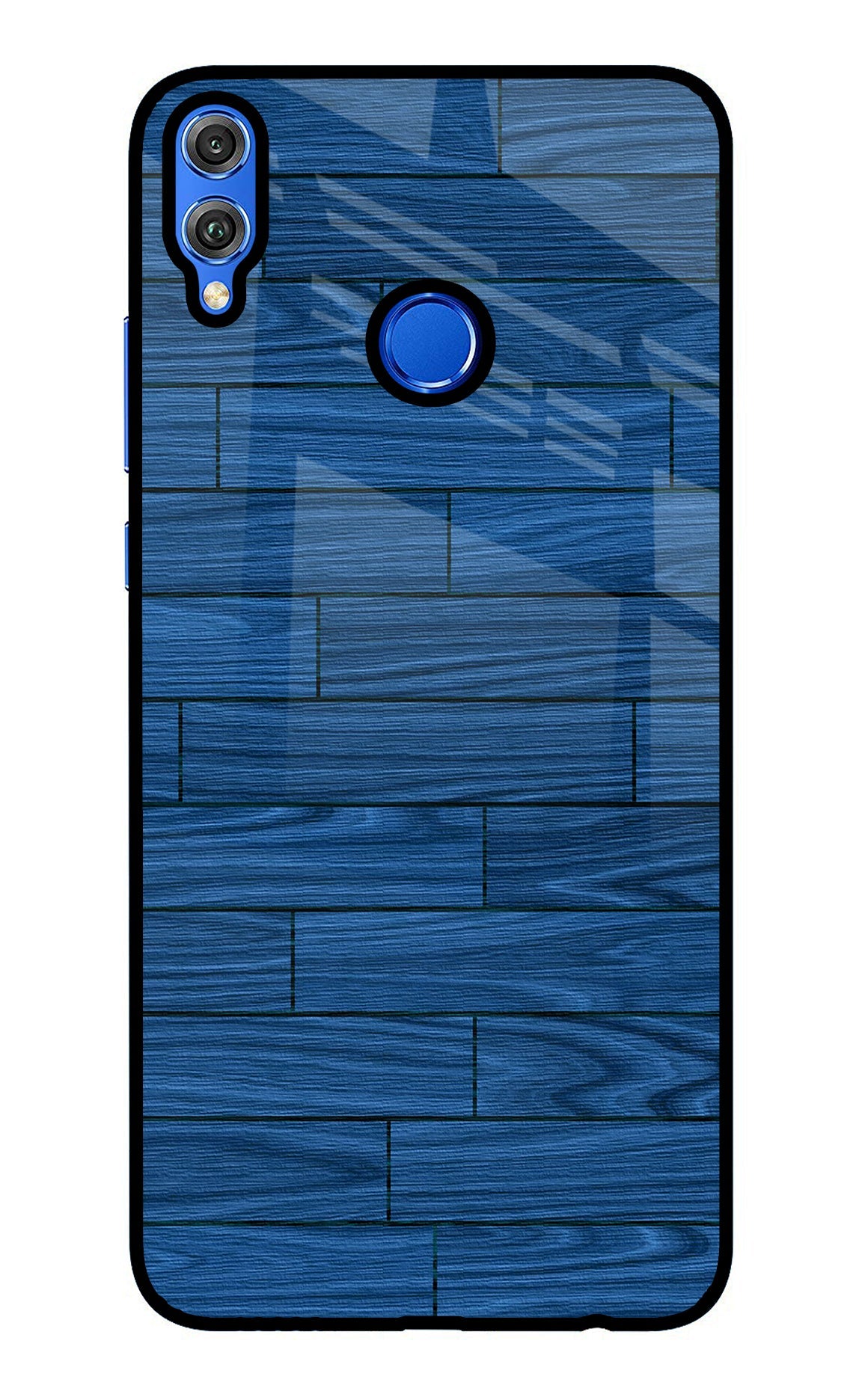 Wooden Texture Honor 8X Glass Case