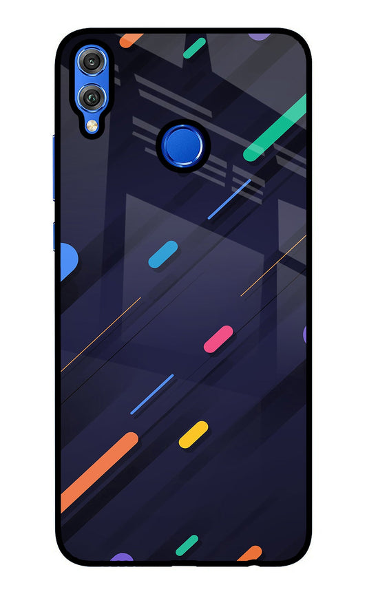 Abstract Design Honor 8X Glass Case