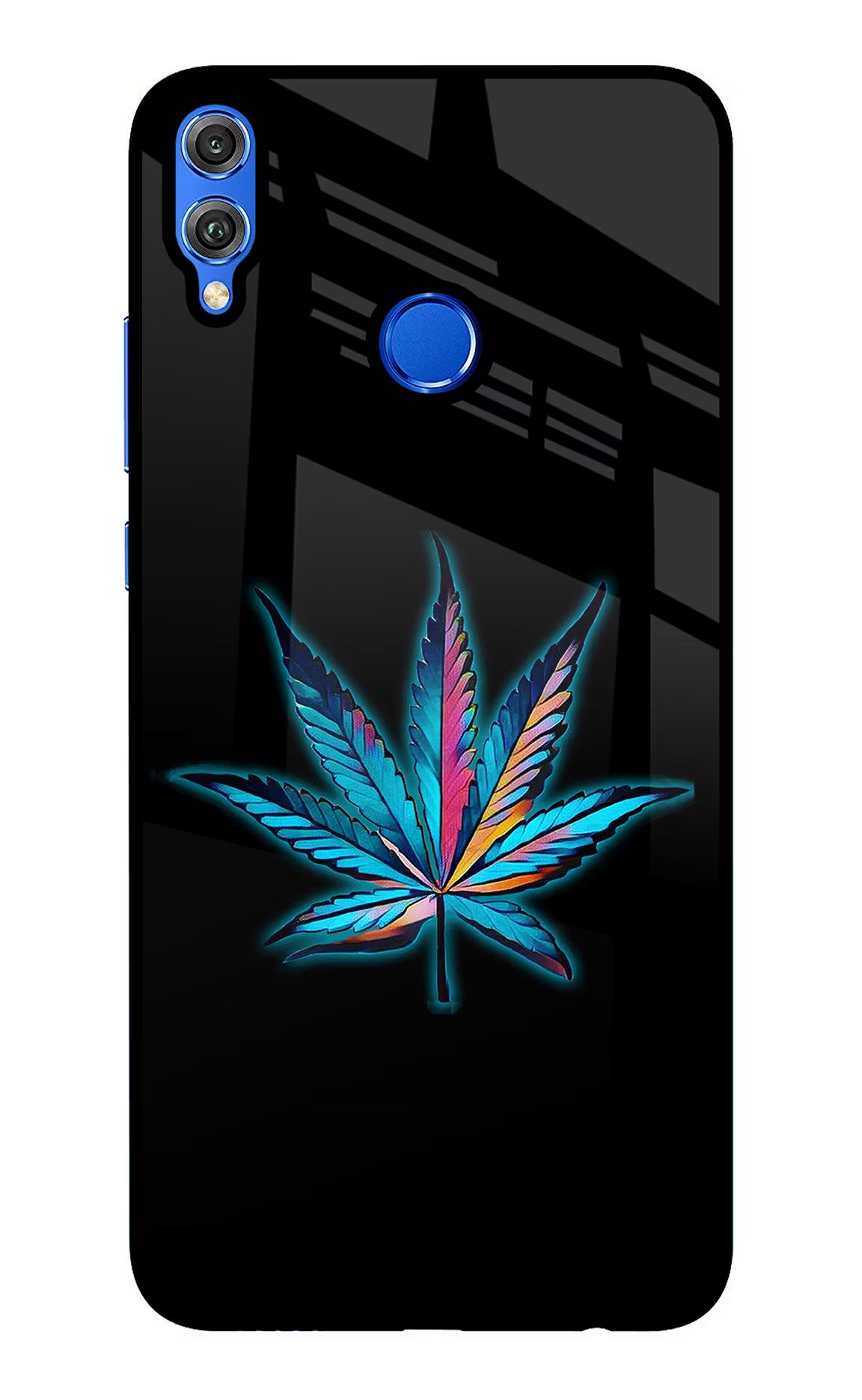 Weed Honor 8X Glass Case Back Cover by Casekaro