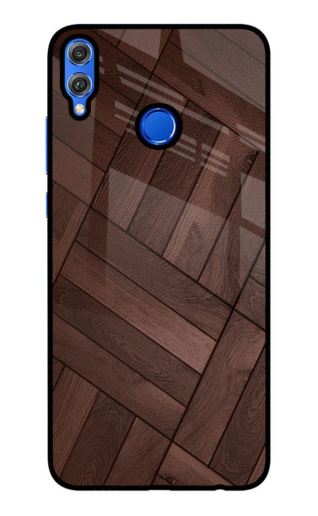 Wooden Texture Design Honor 8X Glass Case Back Cover by Casekaro