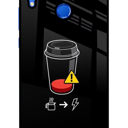 Coffee Honor 8X Glass Case Back Cover by Casekaro