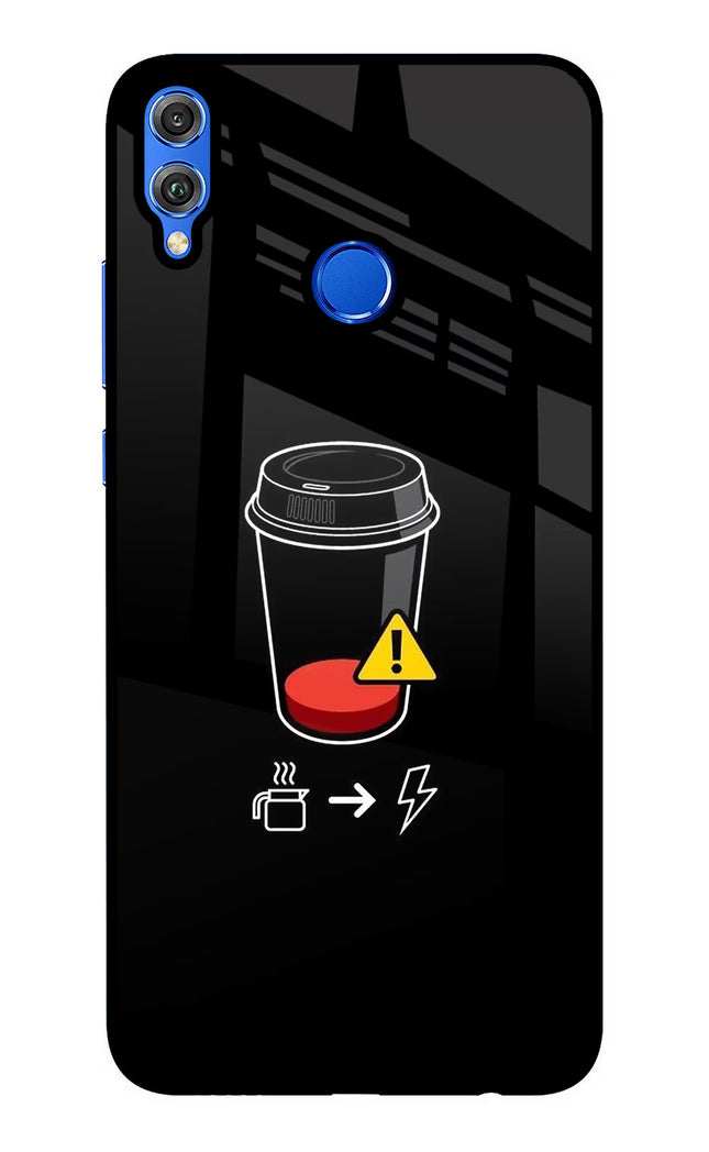 Coffee Honor 8X Glass Case Back Cover by Casekaro