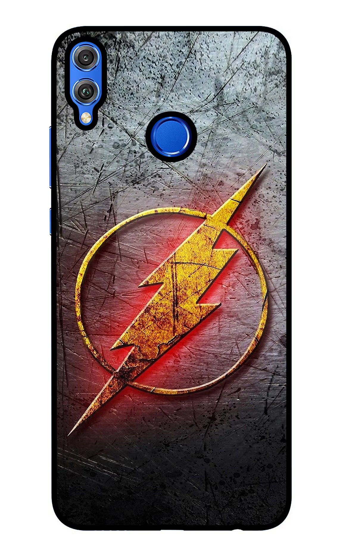 Flash Honor 8X Glass Case Back Cover by Casekaro