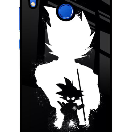 Goku Shadow Honor 8X Glass Case Back Cover by Casekaro