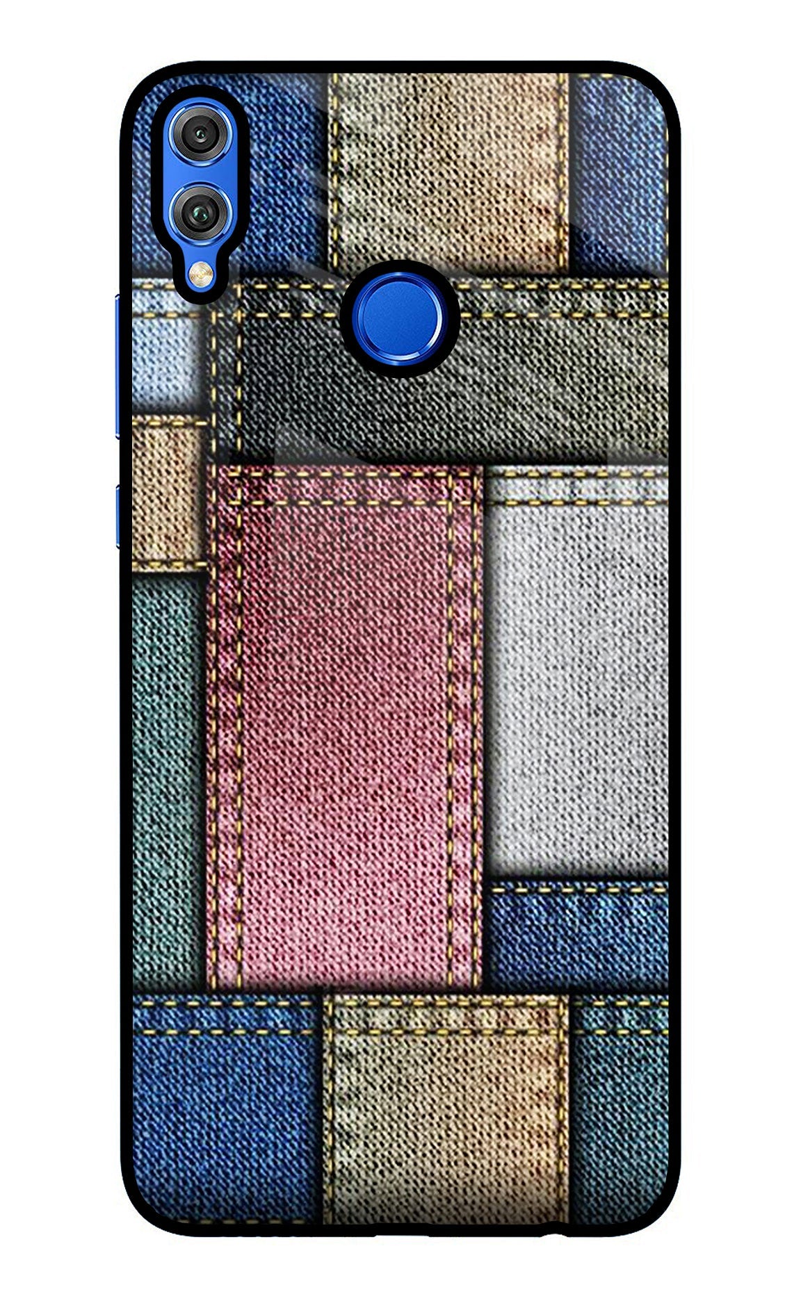 Multicolor Jeans Honor 8X Glass Case