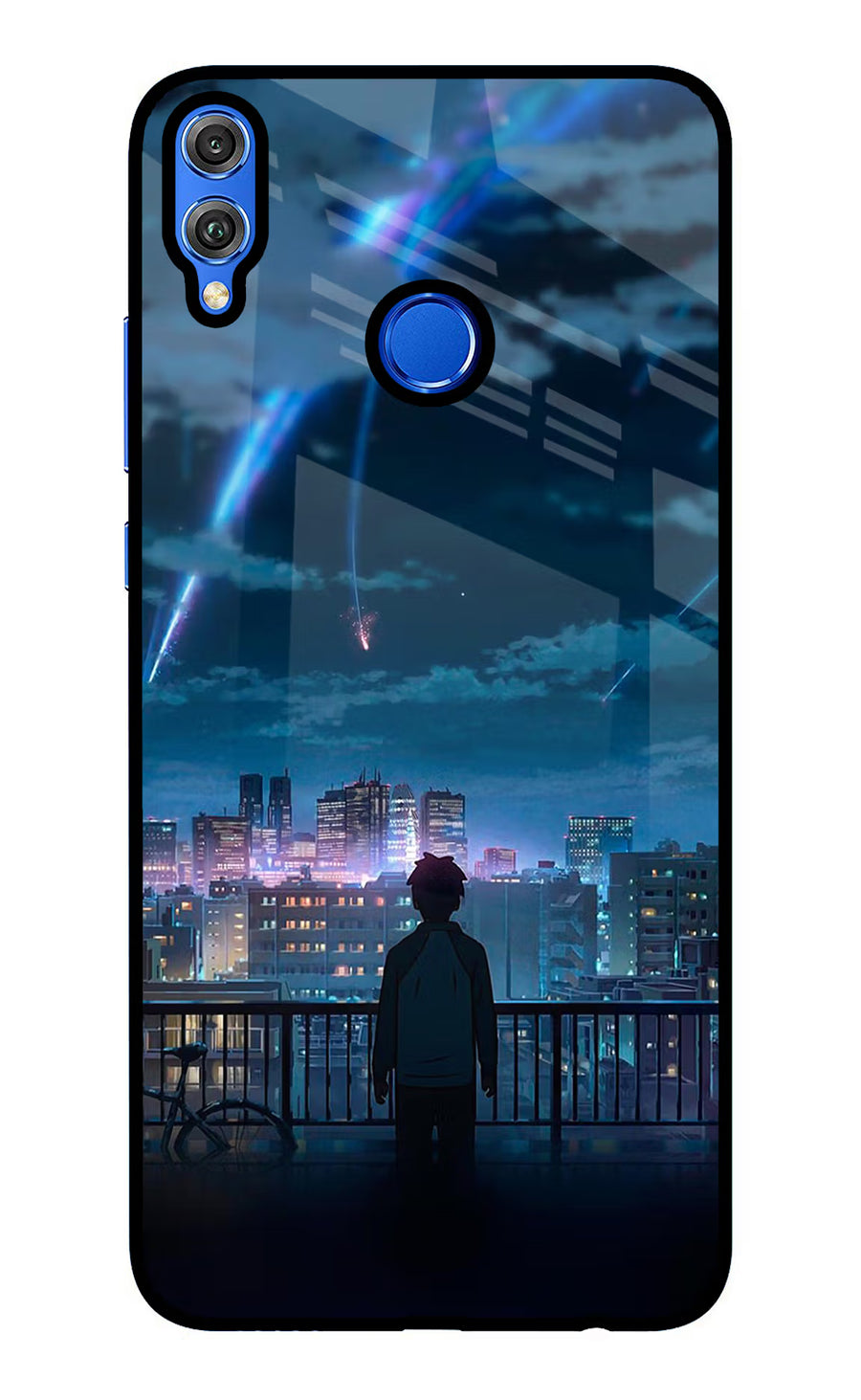 Anime Honor 8X Back Cover, Glass case