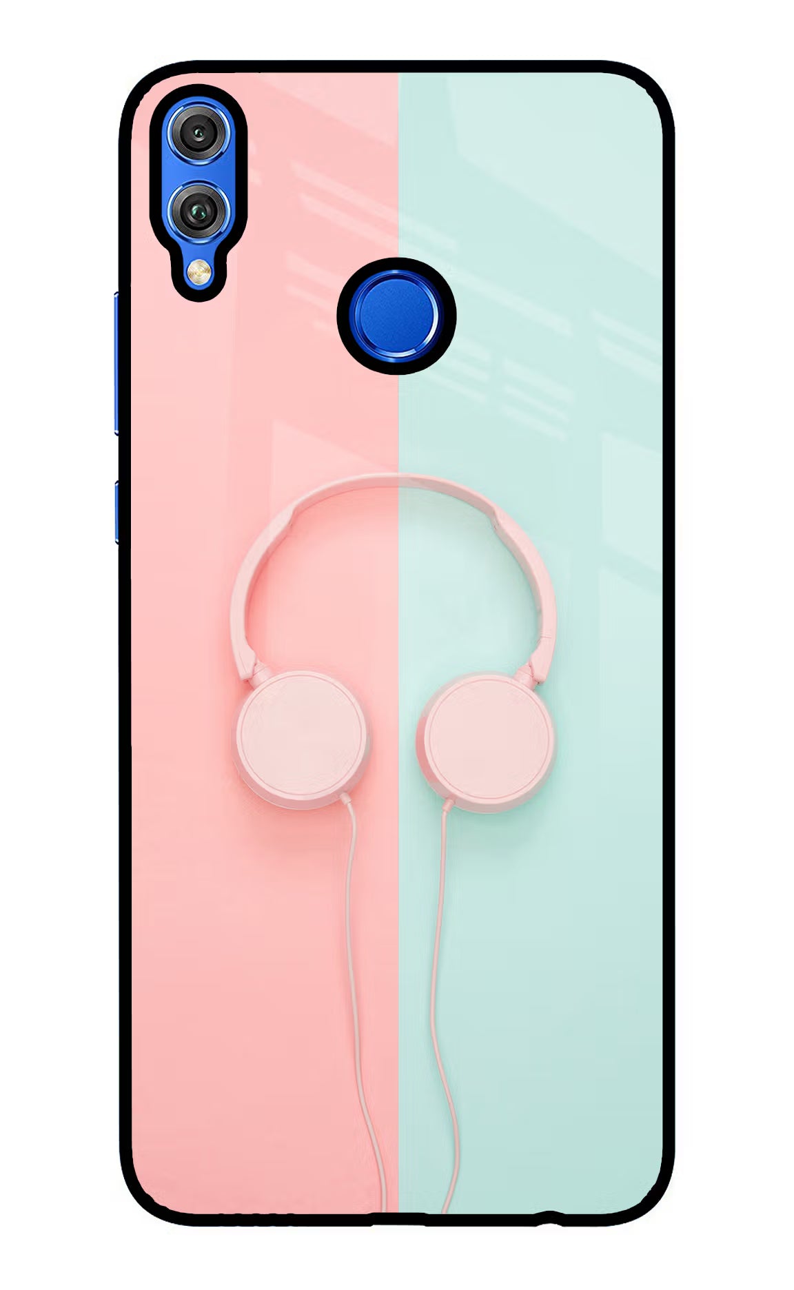 Music Lover Honor 8X Glass Case Back Cover by Casekaro
