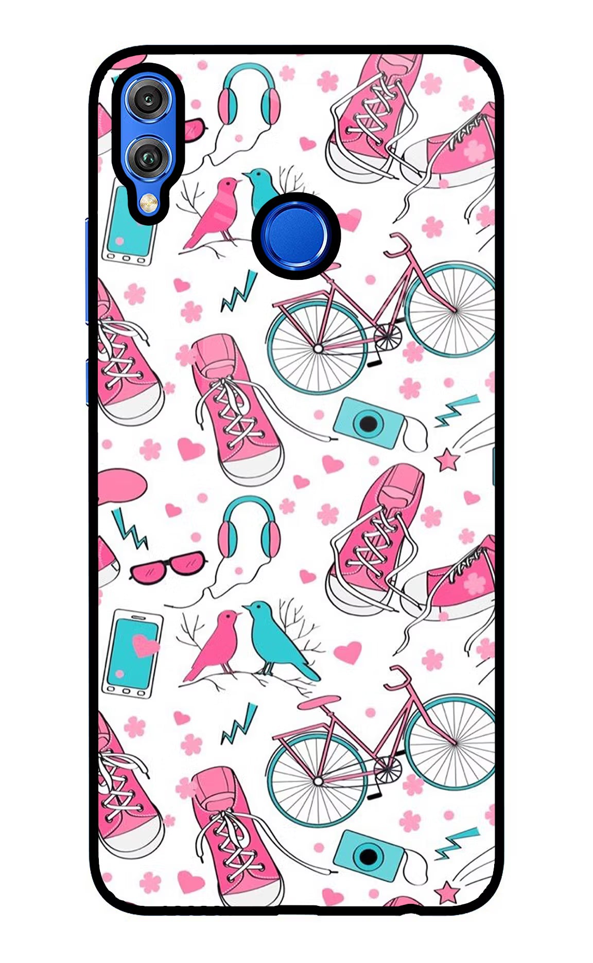 Artwork Honor 8X Glass Case Back Cover by Casekaro