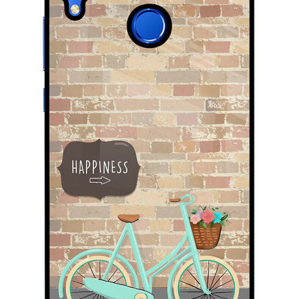 Happiness Artwork Honor 8X Glass Case Back Cover by Casekaro