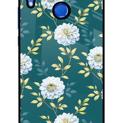 Flowers Honor 8X Glass Case Back Cover by Casekaro