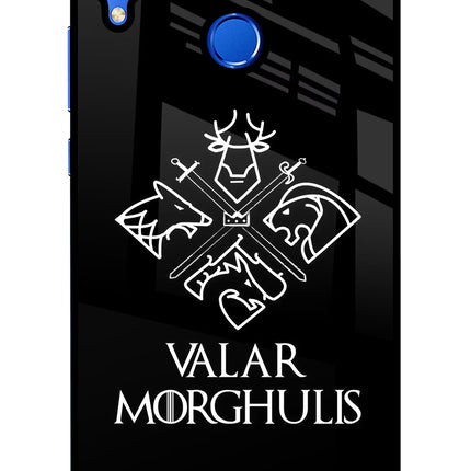 Valar Morghulis | Game Of Thrones Honor 8X Glass Case Back Cover by Casekaro
