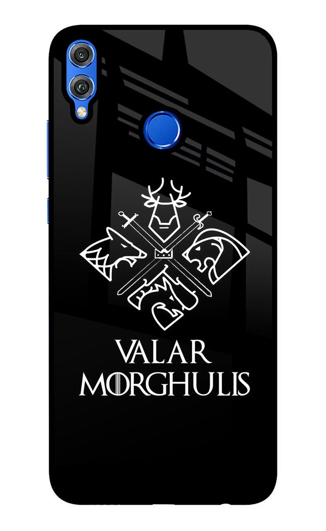 Valar Morghulis | Game Of Thrones Honor 8X Glass Case Back Cover by Casekaro