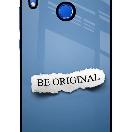 Be Original Honor 8X Glass Case Back Cover by Casekaro