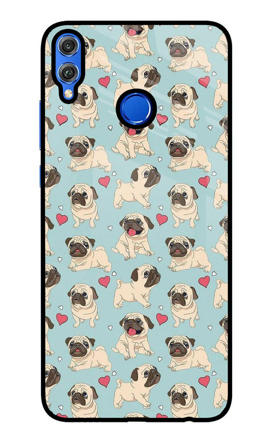 Pug Dog Honor 8X Glass Case