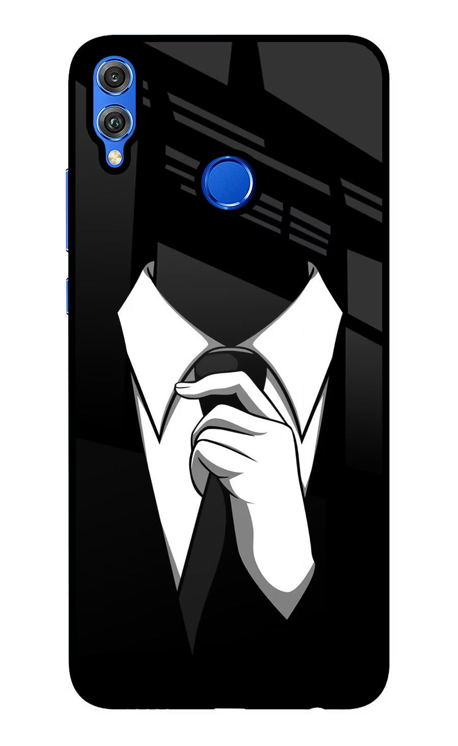 Black Tie Honor 8X Back Cover, Glass case